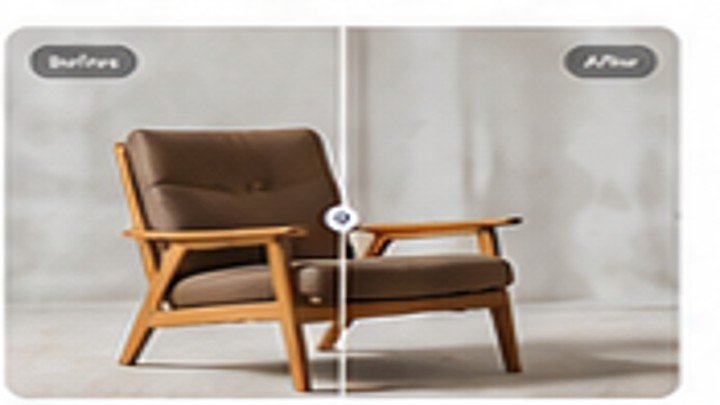 Ecommerce background removal before and after example