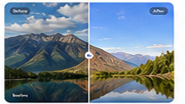 Landscape enhancement before and after example